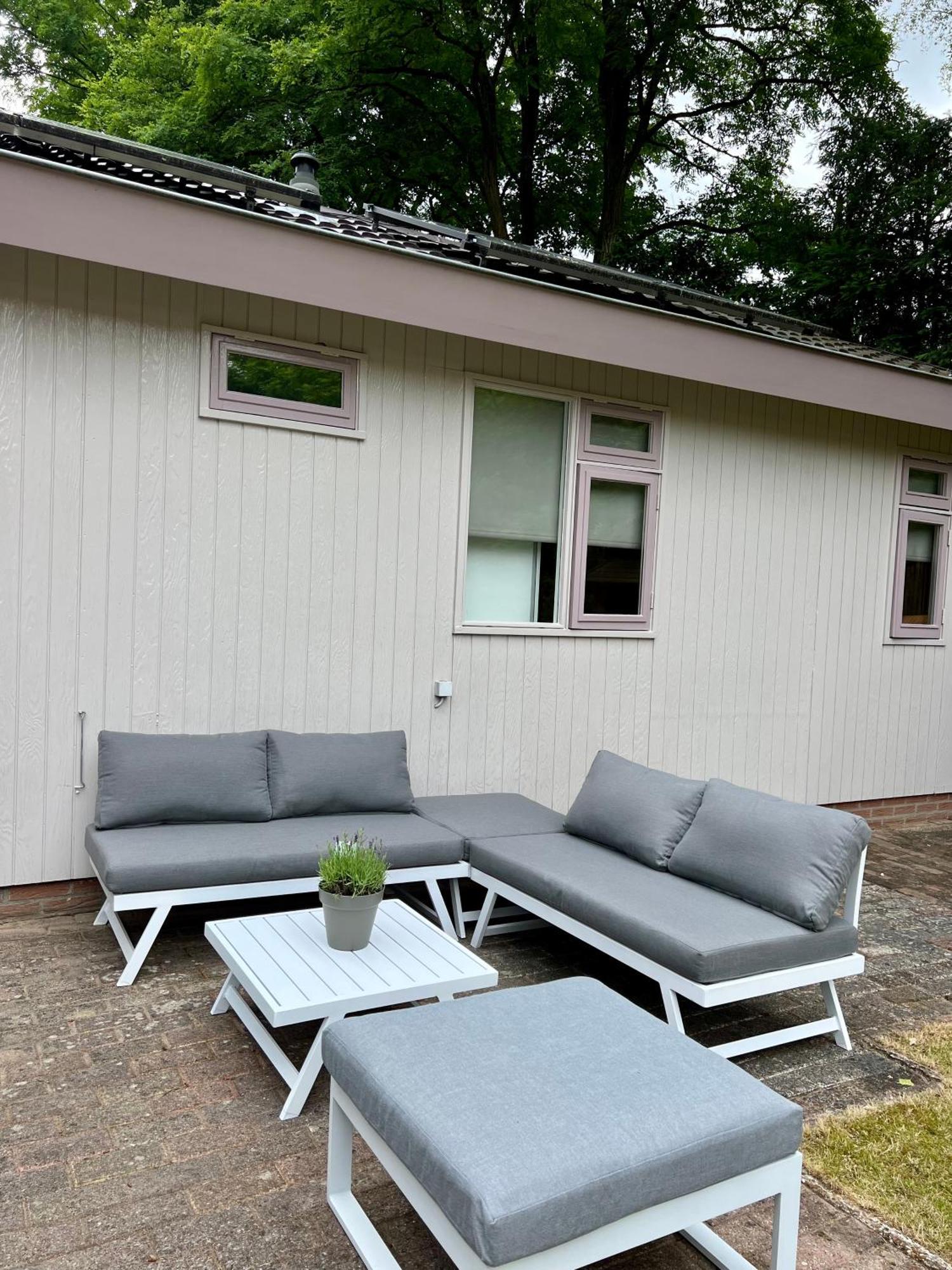 Luxe Boshuisje Met Prive Wellness & Jacuzzi Op De Veluwe Ermelo Kültér fotó