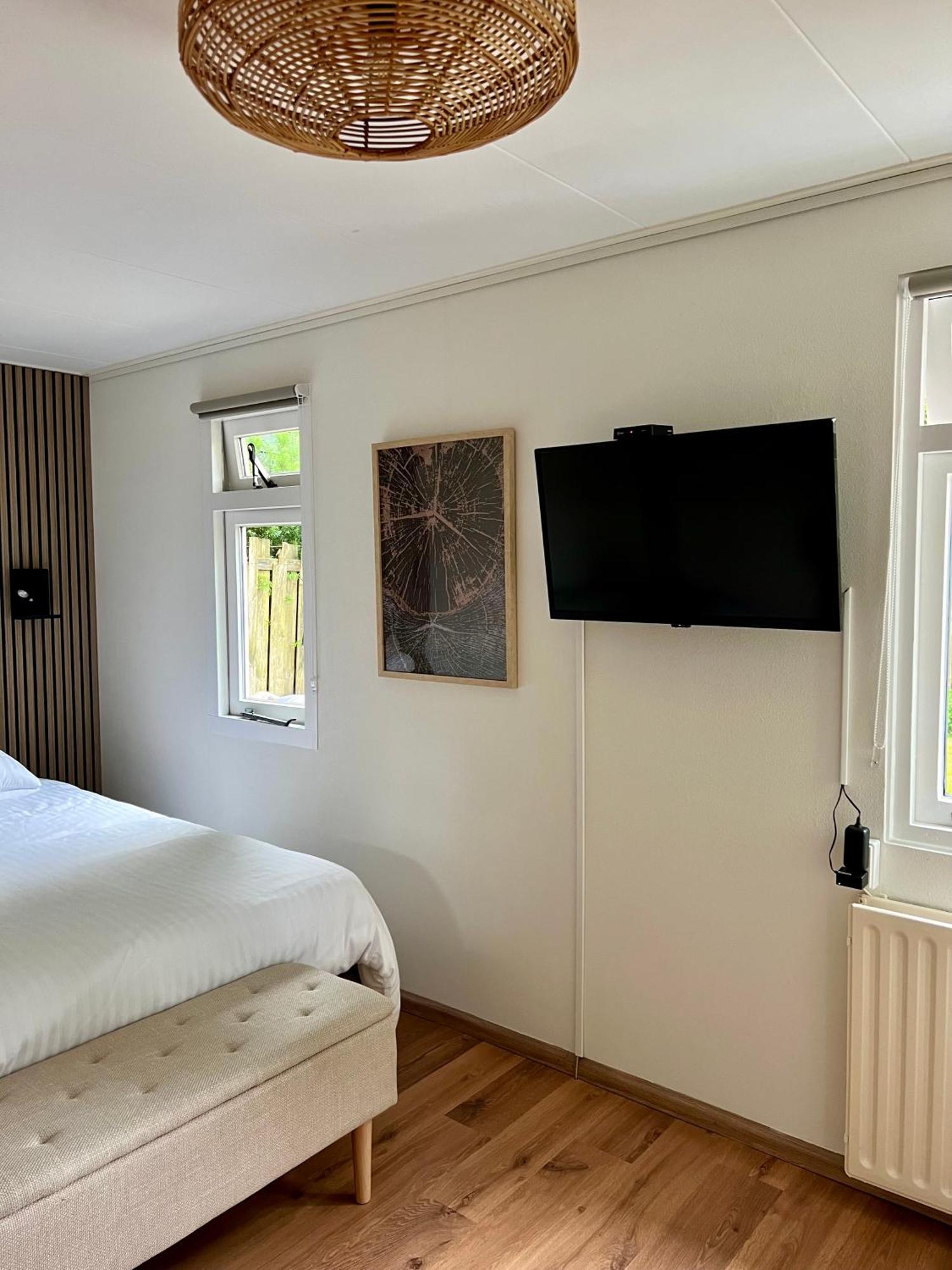 Luxe Boshuisje Met Prive Wellness & Jacuzzi Op De Veluwe Ermelo Kültér fotó